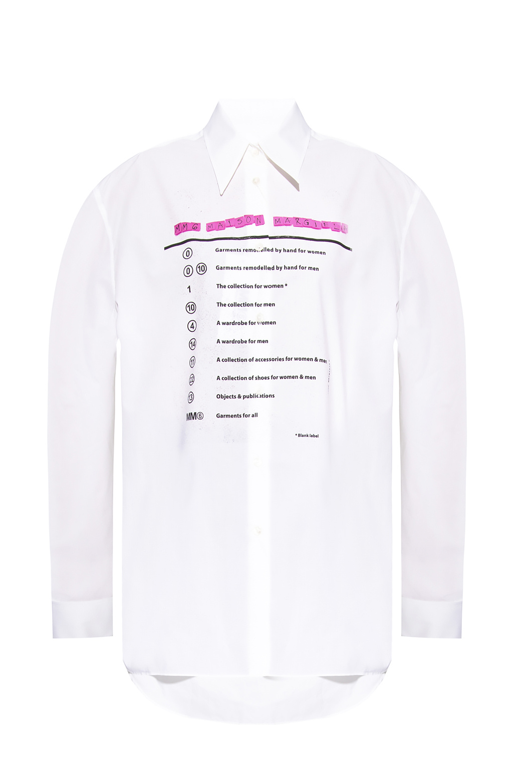 MM6 Maison Margiela Shirt with logo | Women's Clothing | Vitkac